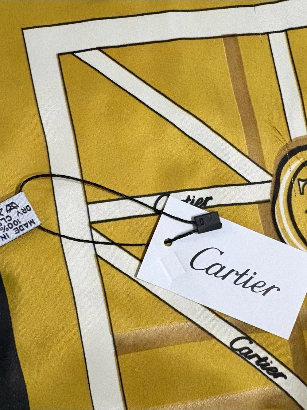 Cartier Silky Scarf 35x35 Purple Monogram Luxury Square Scarf ‼️LAST one